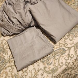 OECO-TEX Gray Flex Top, Smartfit King Size Sheet Set (4)